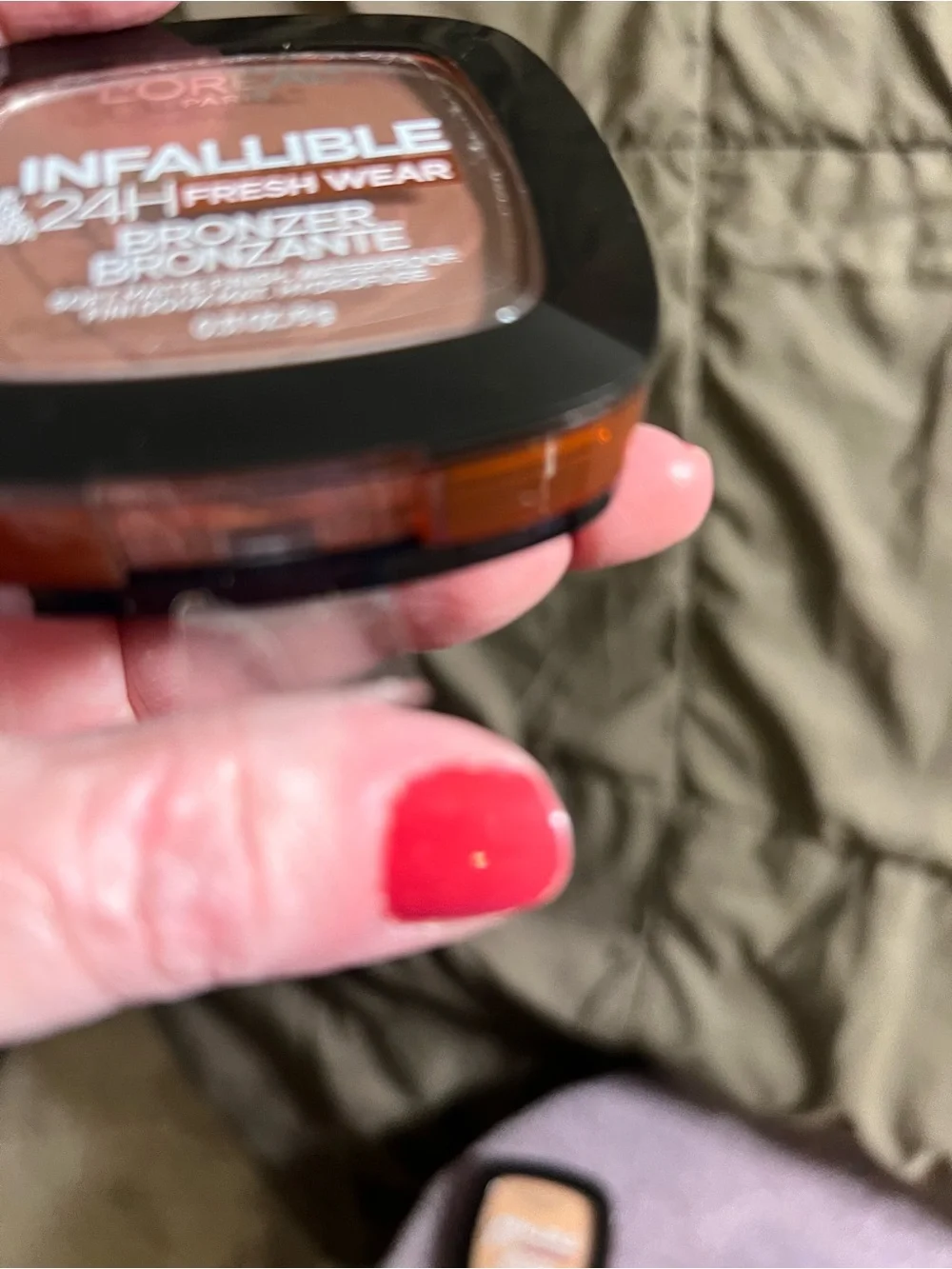 L'Oreal Infallible 24H Fresh Wear Bronzer - Deep Dark Brown